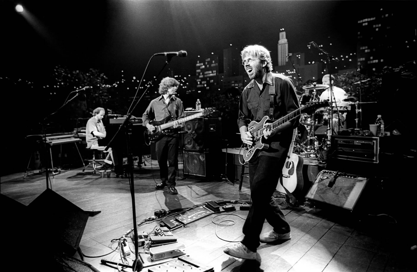 Phish live on stage