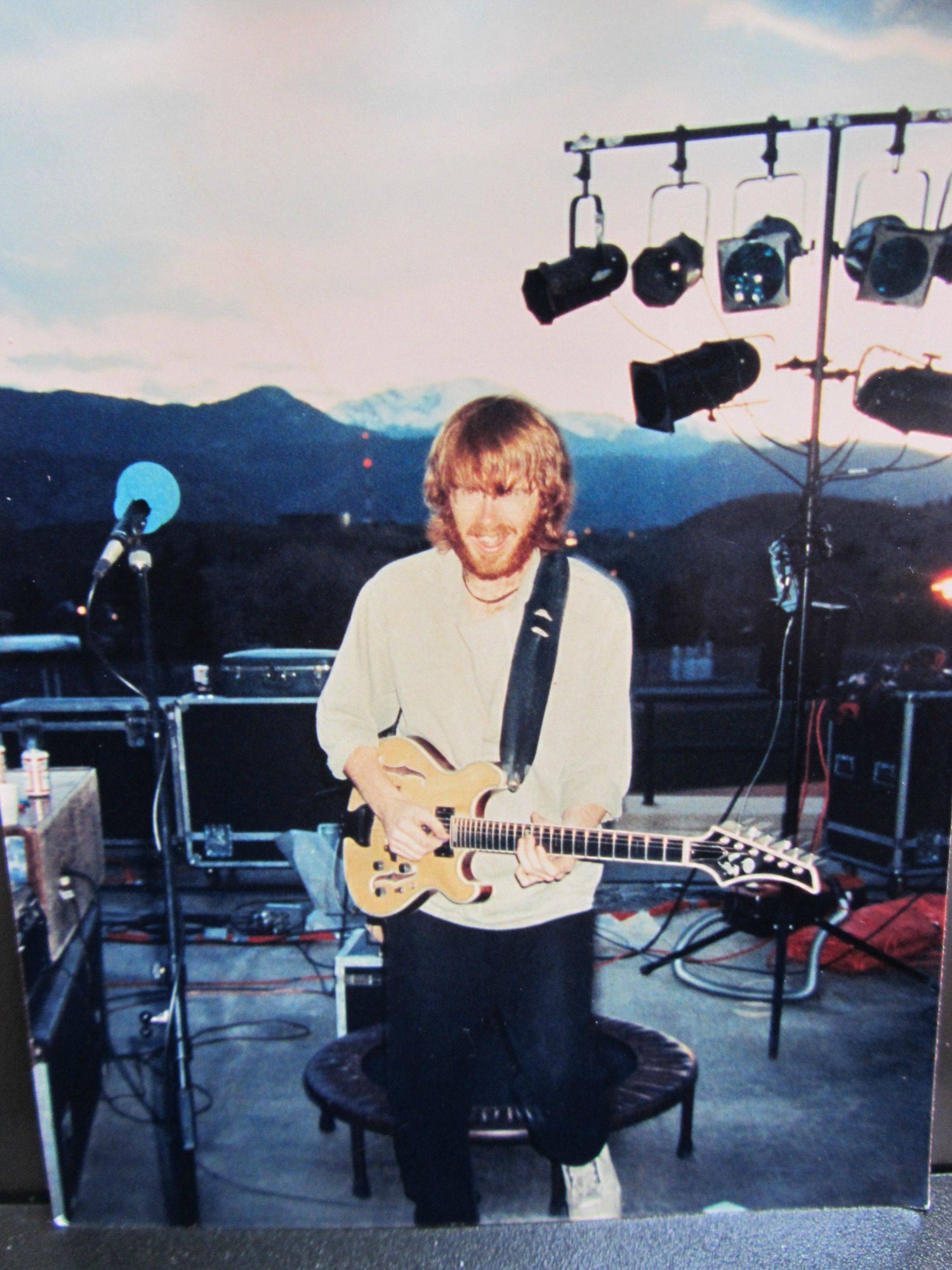 Colorado College 1990 trampoline